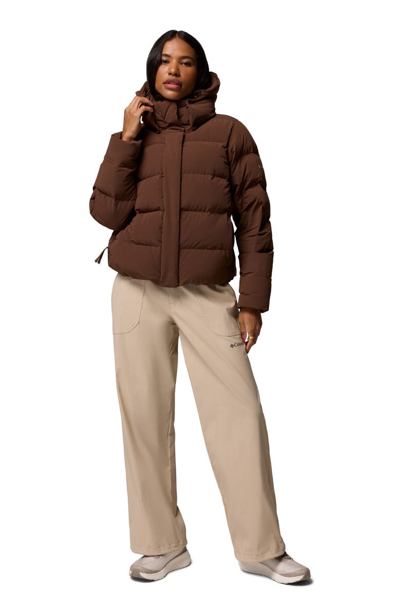 Columbia Amaze Puff Hooded Jacket, Alternate, color, Tobacco