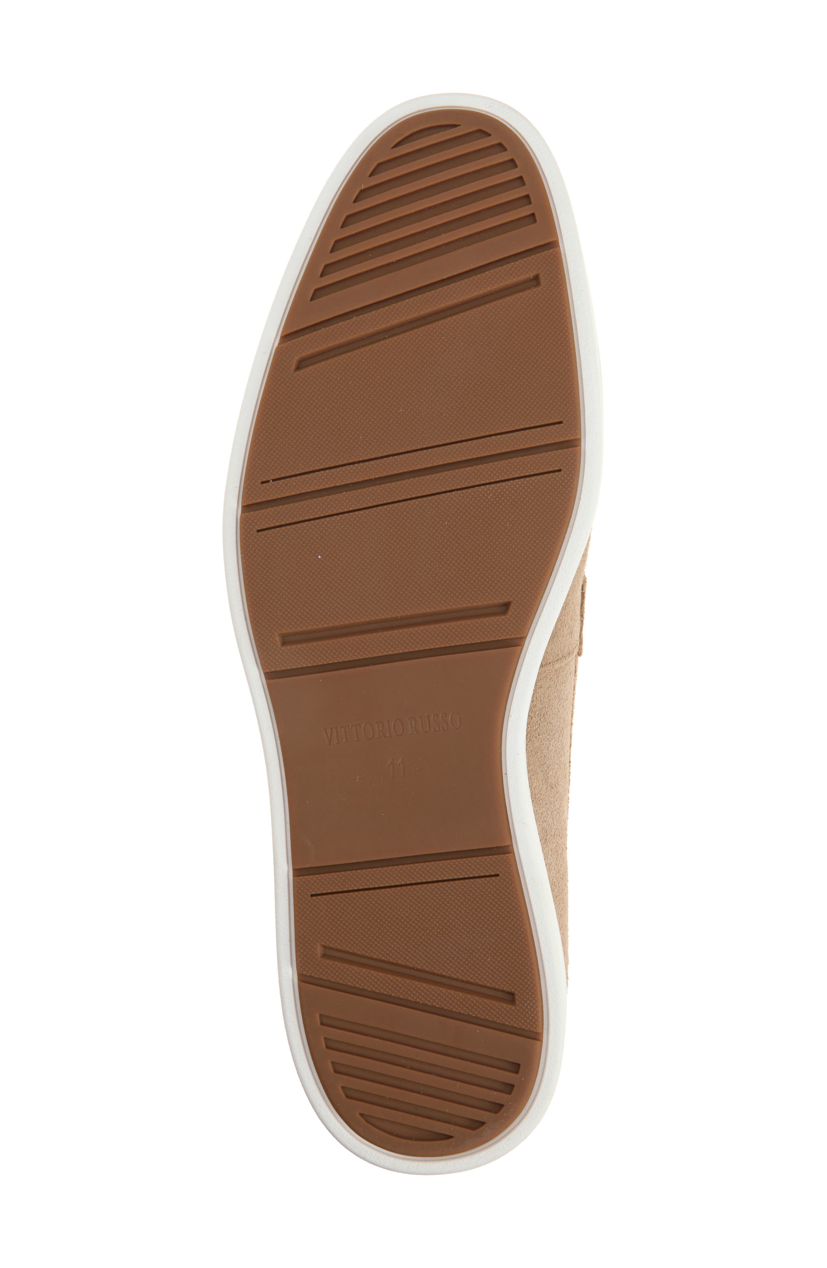 VITTORIO RUSSO Alto Loafer, Alternate, color, Silk Suede Cocoa
