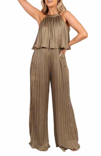 Petal & Pup Alina Plissé Jumpsuit