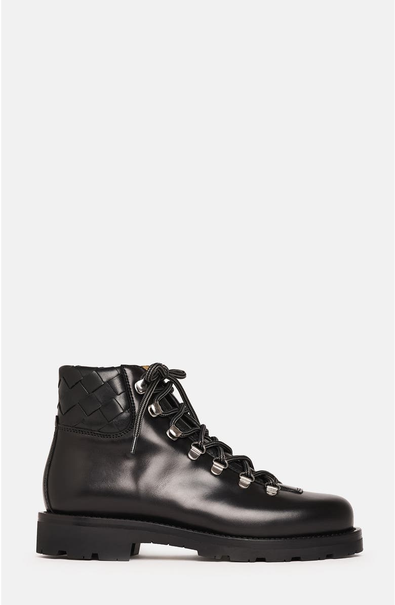 SCAROSSO Catherine Boots, Alternate, color, Black Woven - Calf