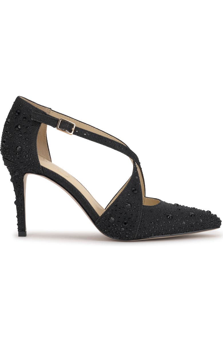 Jessica Simpson Accile Rhinestone Cluster Pump, Alternate, color, Black