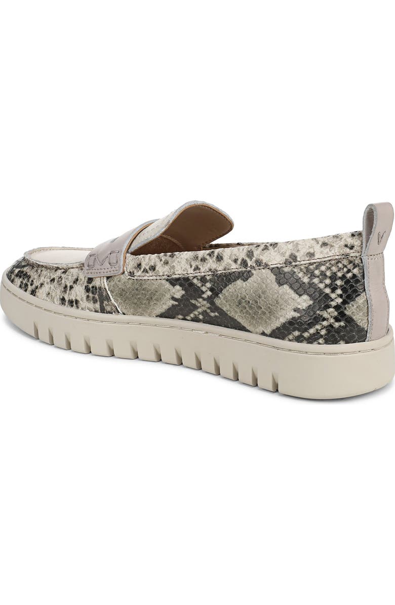 Vionic Uptown Hybrid Penny Loafer, Alternate, color, Cream Snake