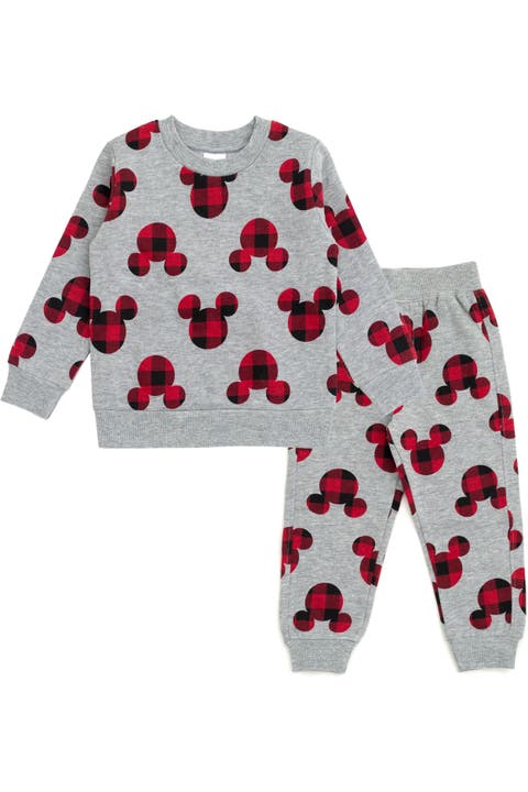 Mickey Mouse Fleece Sweatshirt And Jogger Pants 2-piece Set