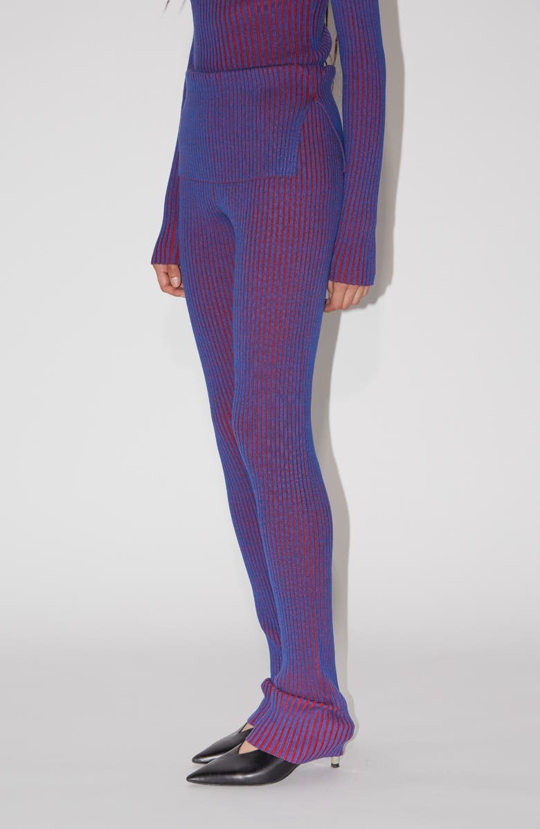 SAEMDI Rib Pants, Alternate, color, Blue / Red