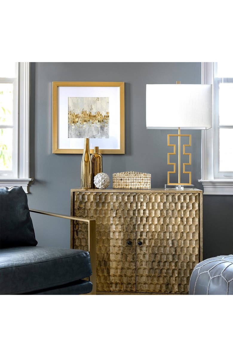 NULOOM Brass Eden 28" Iron Table Lamp, Main, color,