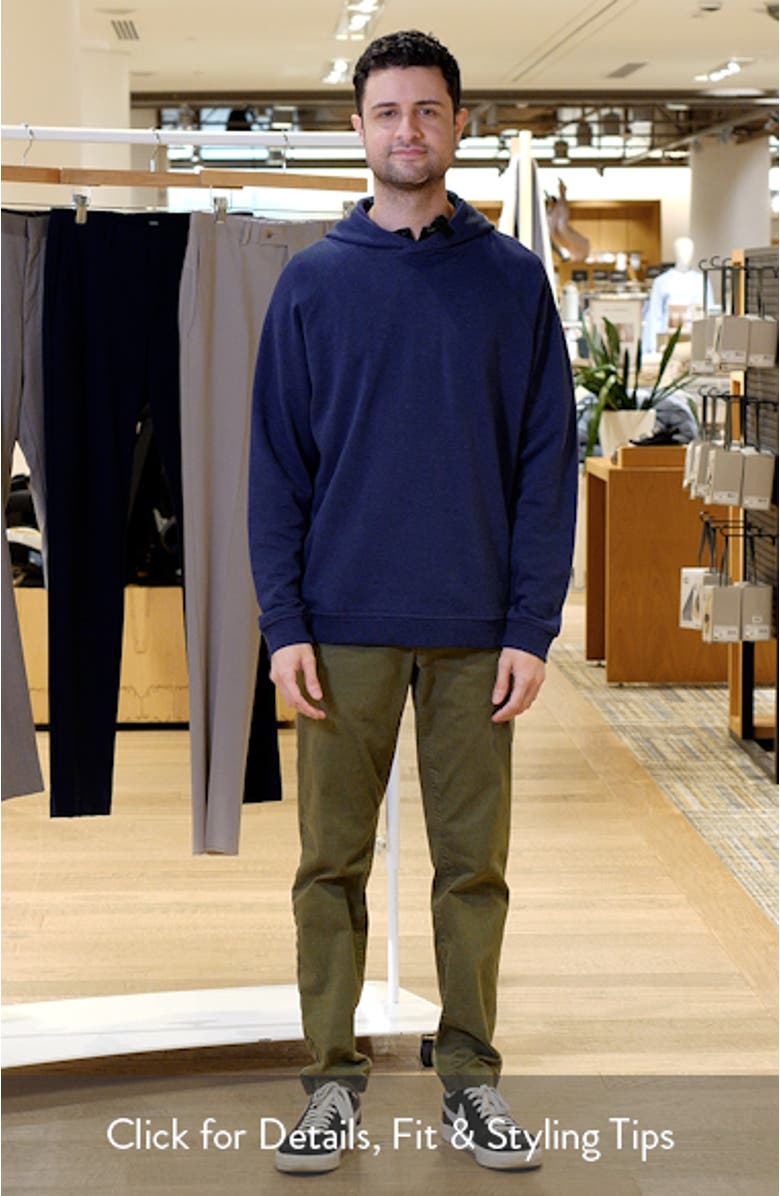 Crown Comfort Cotton Blend Piqué Hoodie, sales video thumbnail