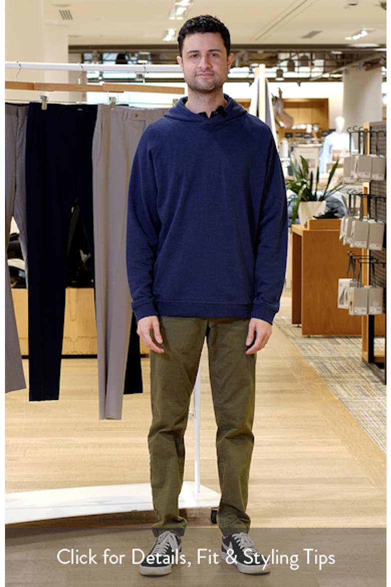 Crown Comfort Cotton Blend Piqué Hoodie video