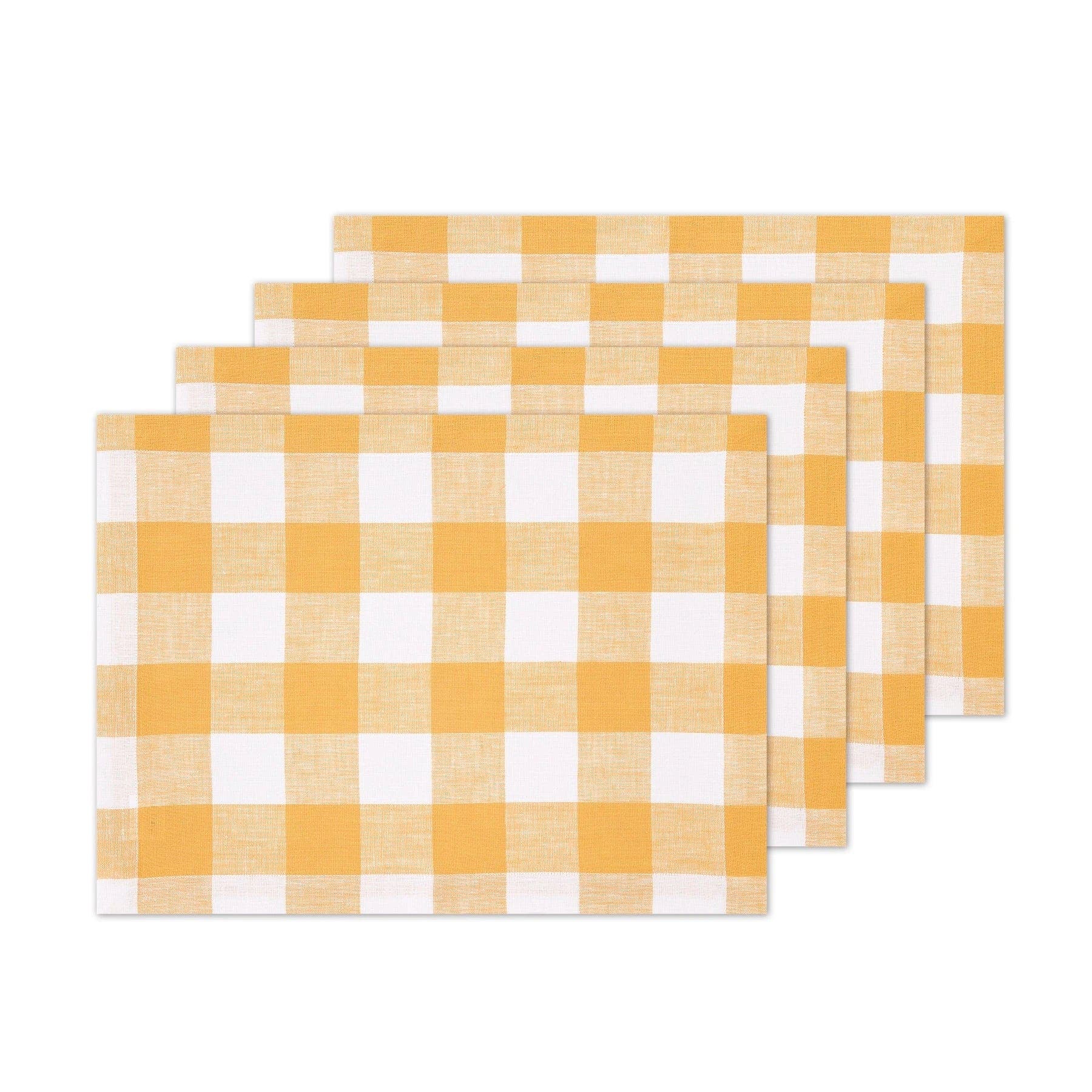 selected Mustard and White