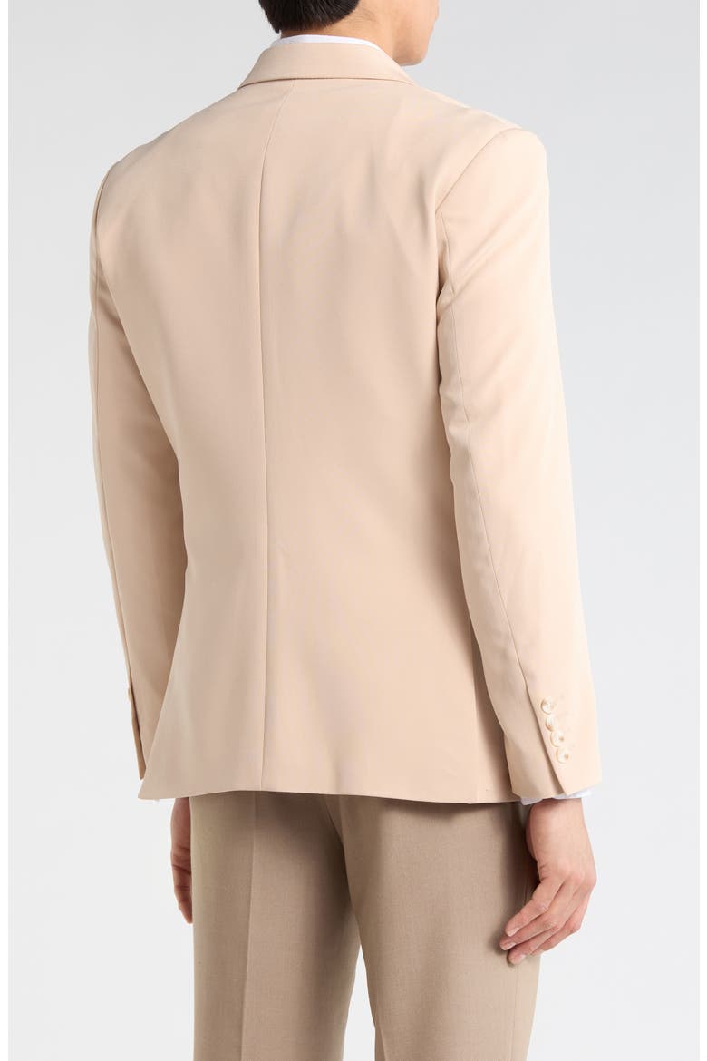 Slim Fit Cotton Blend Sport Coat, Alternate, color, SAND