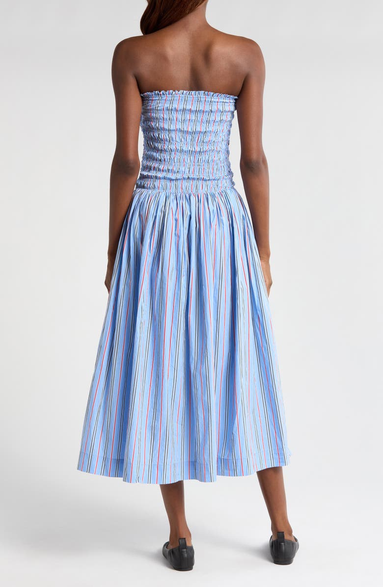 Mia Tie Neck Strapless Midi Dress