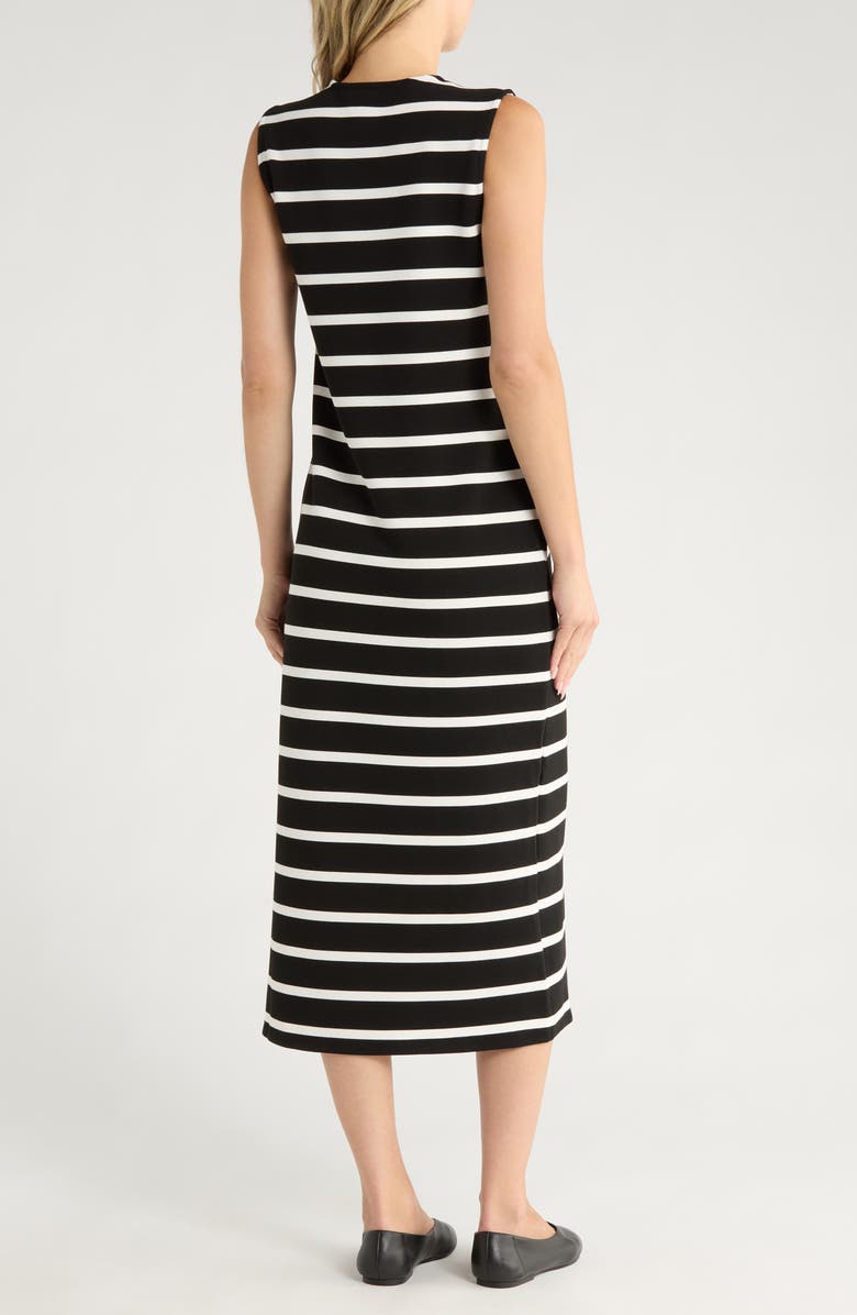 rag & bone Colette Stripe Maxi Dress, Alternate, color, Black White