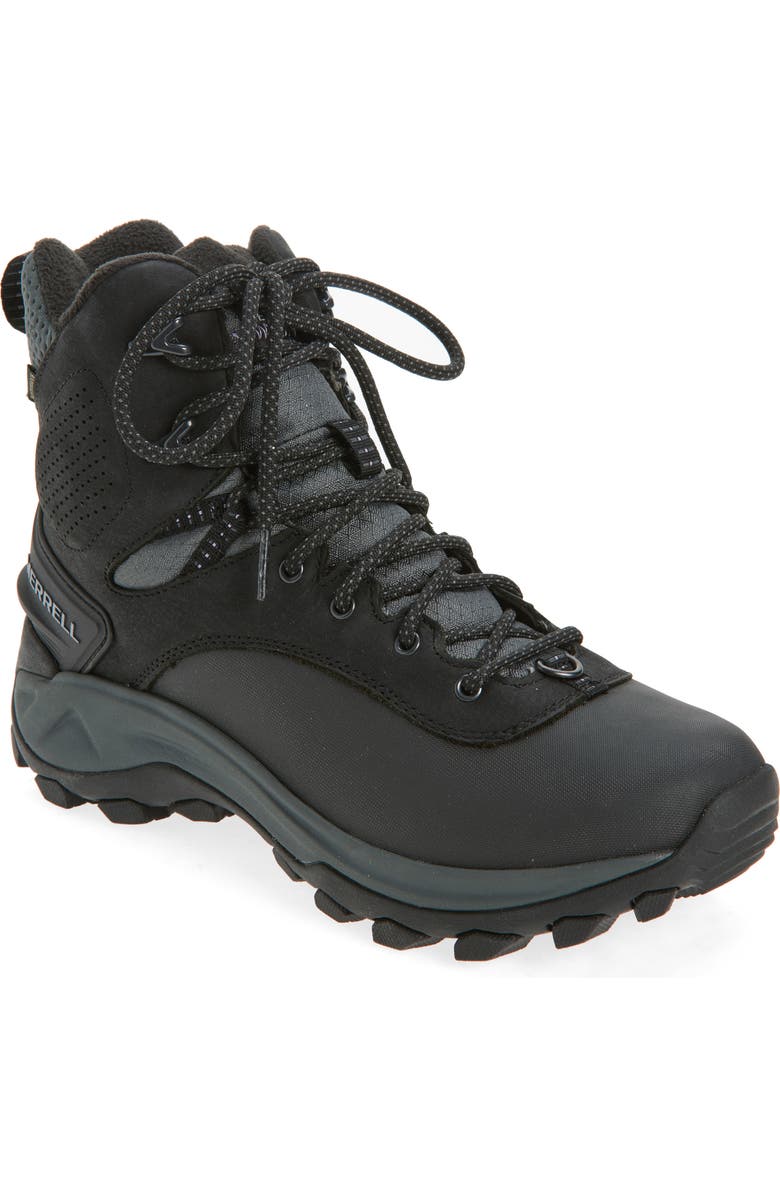 Merrell Thermo Kiruna 2 Mid Waterproof Hiking Boot, Main, color, Black
