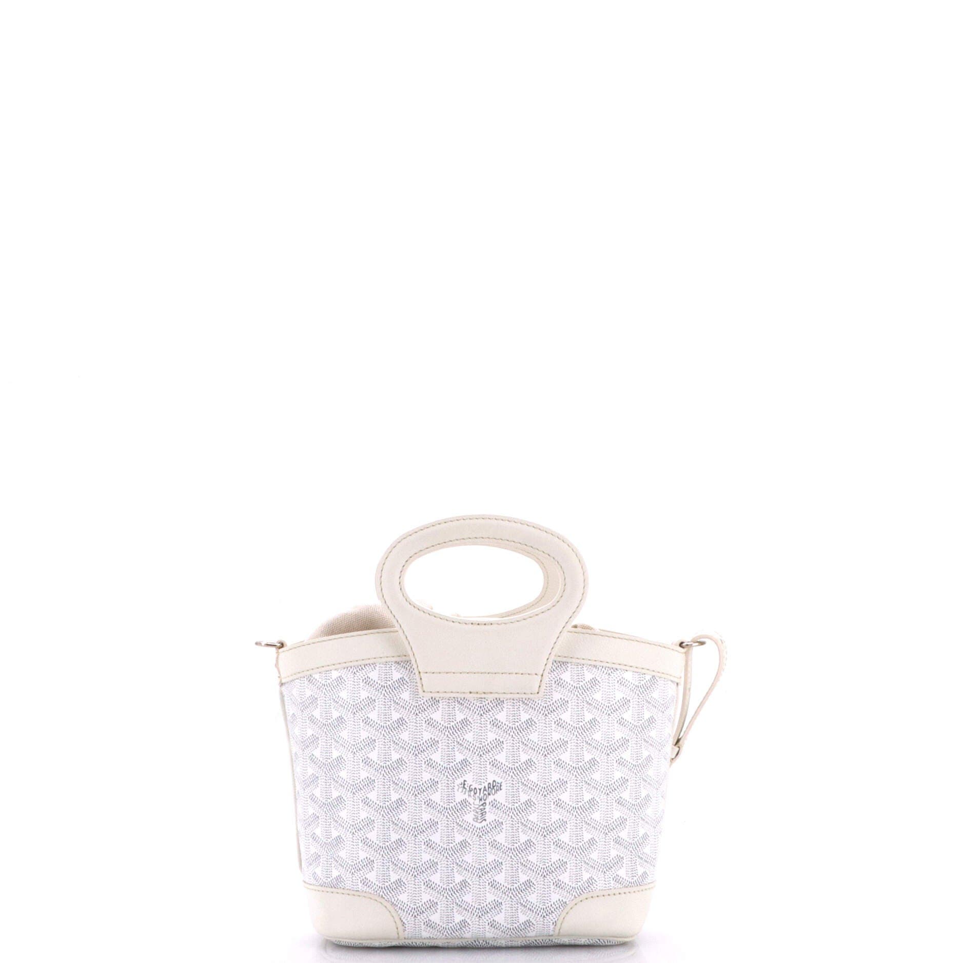 Beluga Bag Coated Canvas Mini, Alternate, color, White
