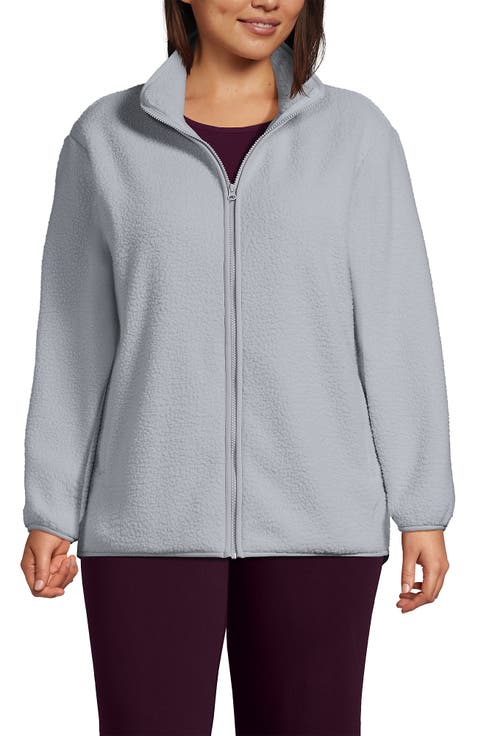 Cozy High Pile Full Zip Fleece Jacket