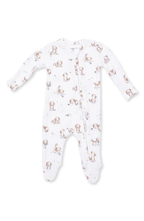 Kids' Puppy Two-Way Zip Footie