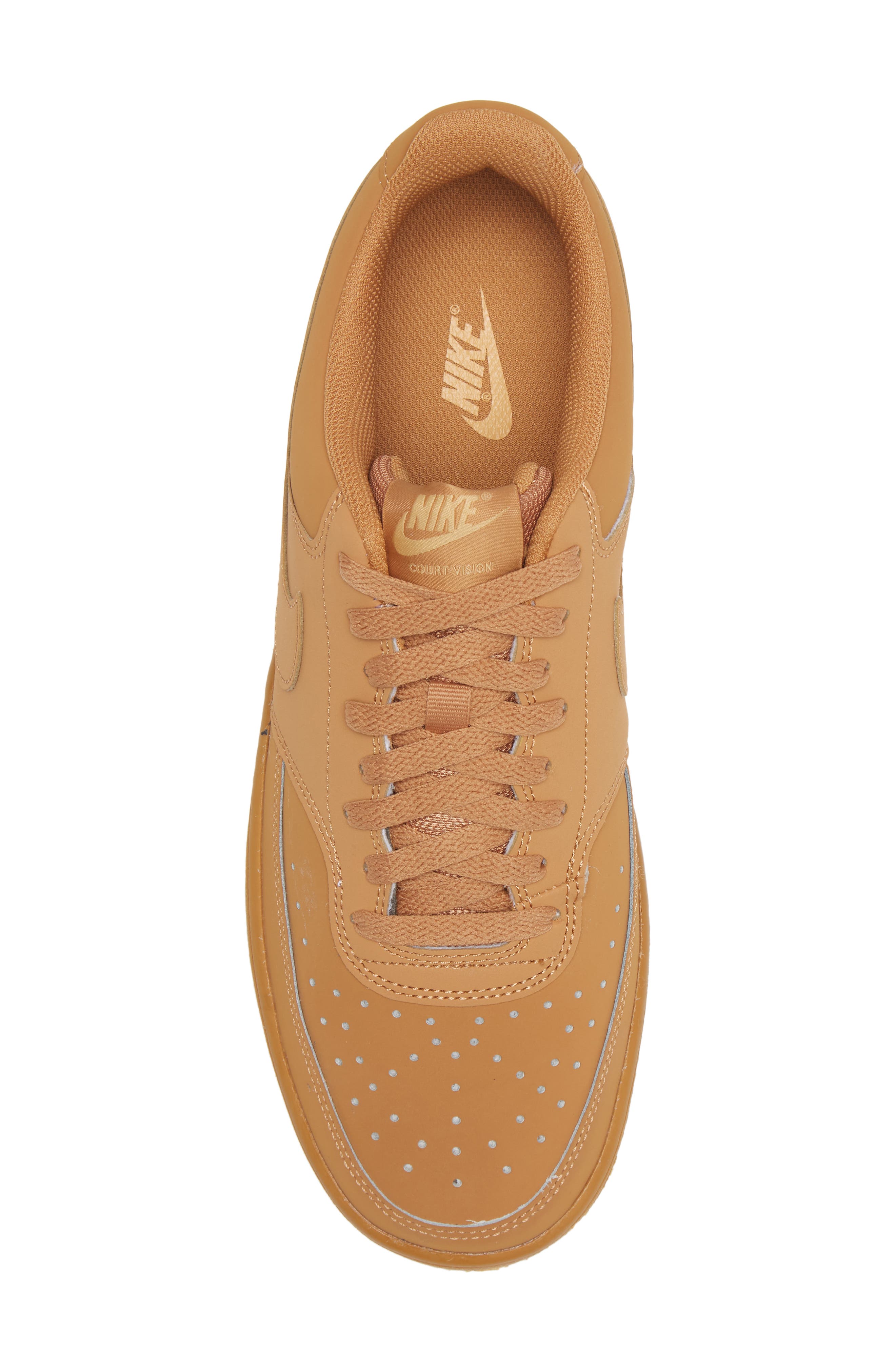 Nike Court Vision Low Sneaker, Alternate, color, 200 Flax/Flax