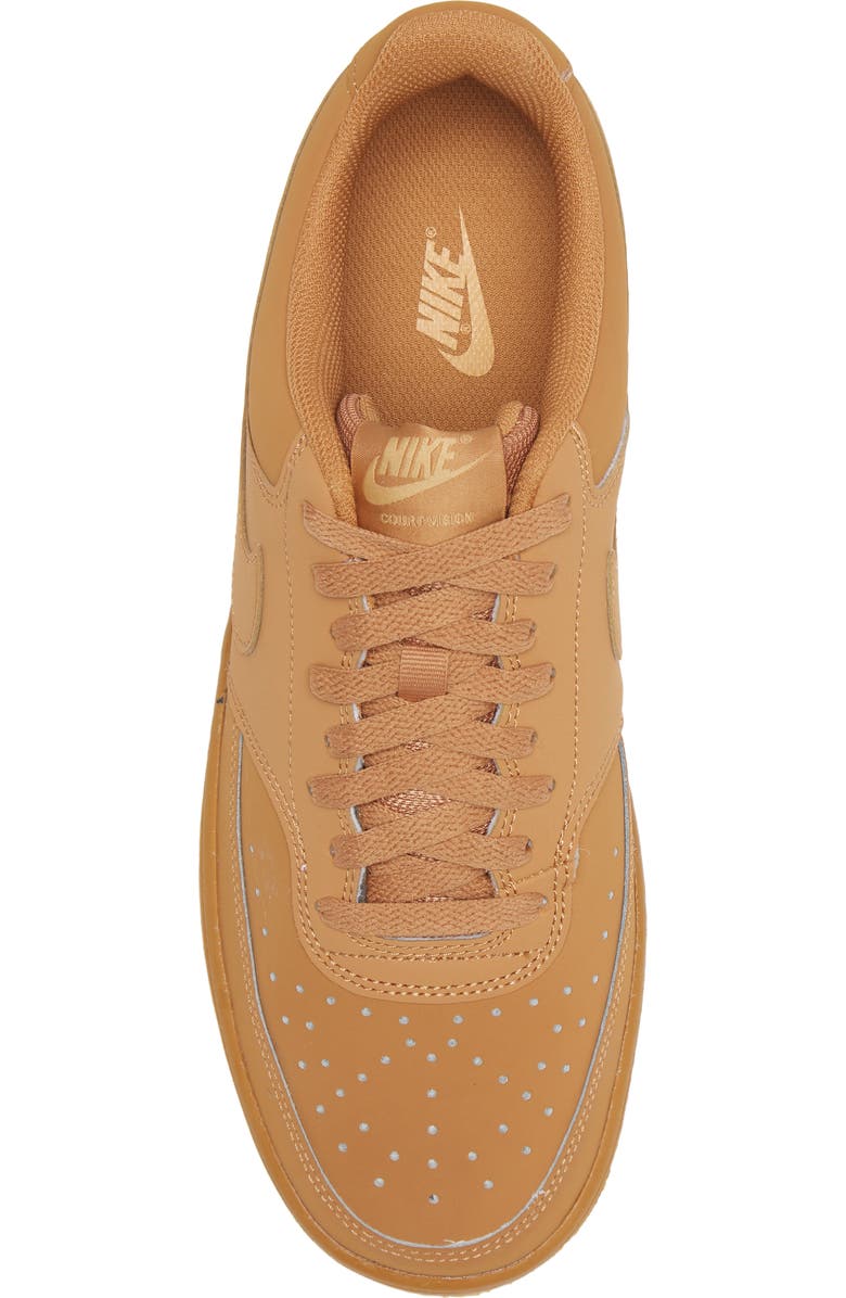 Nike Court Vision Low Sneaker, Alternate, color, 200 Flax/Flax