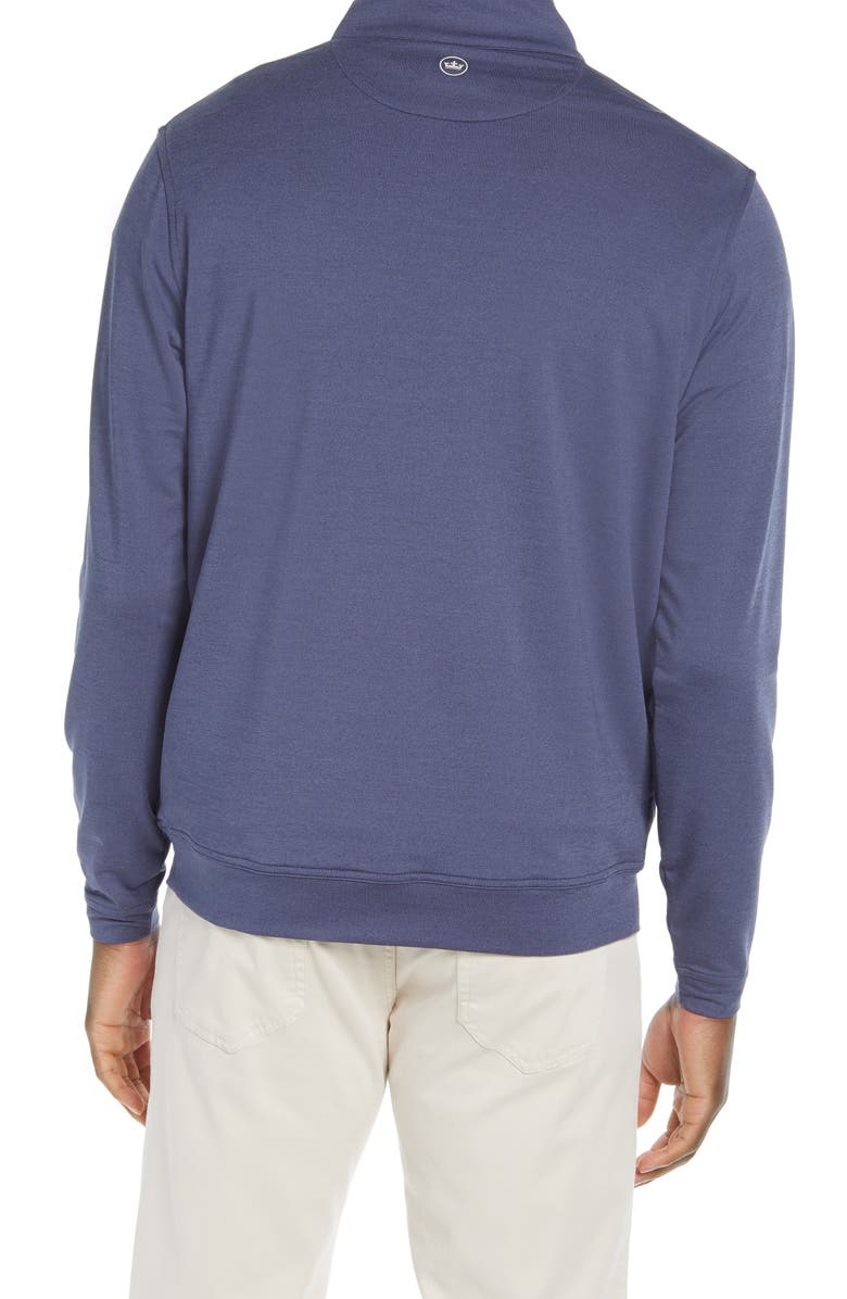 Peter Millar Men's Perth Stretch Quarter Zip Pullover, Alternate, color, Navy