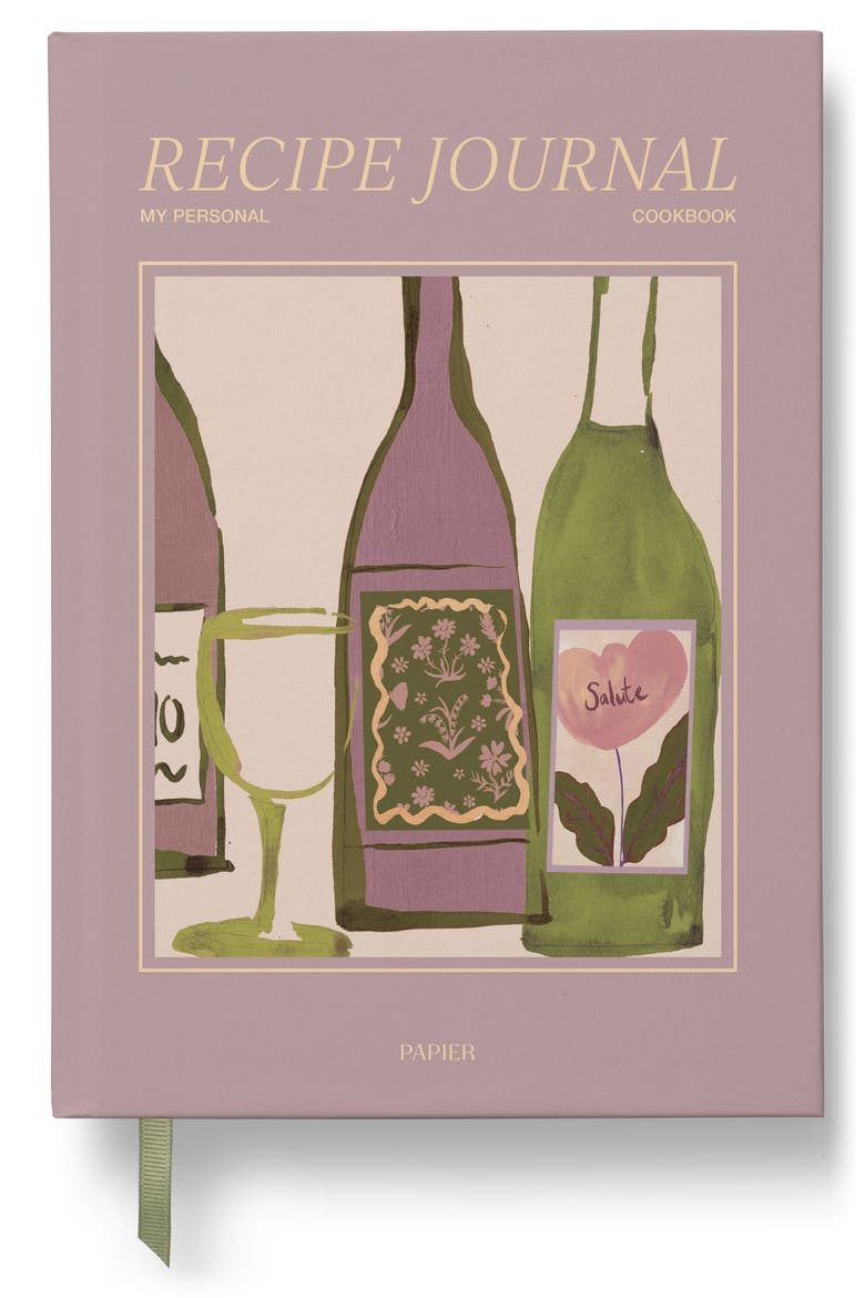 The Vineyard Recipe Journal, Main, color, LIGHT/ PASTEL PURPLE