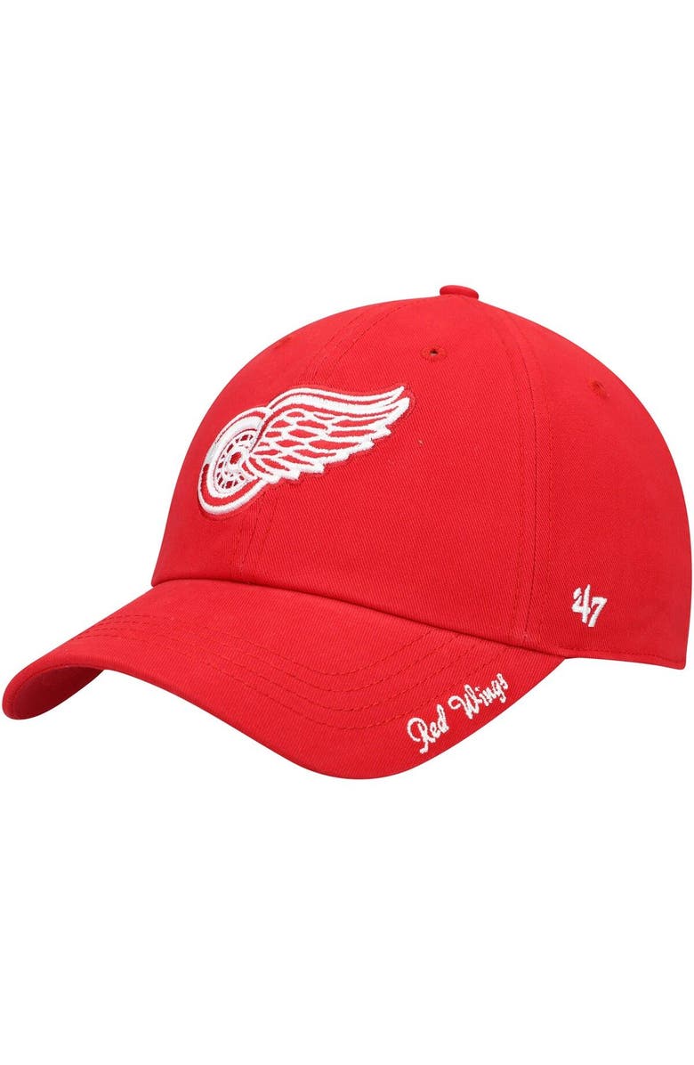 '47 Women's '47 Red Detroit Red Wings Team Miata Clean Up Adjustable Hat, Main, color, Red