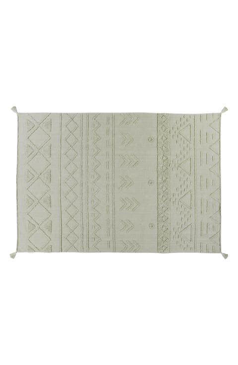 Tribu Washable Cotton Blend Rug