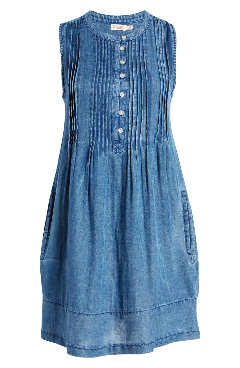 Faherty Isha Sleeveless Organic Cotton Dress, Alternate, color,