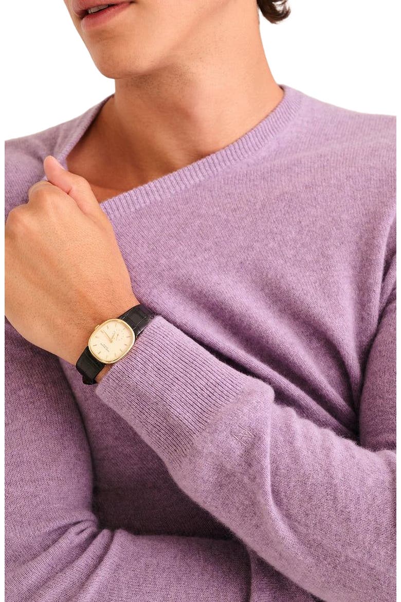 The Original Cashmere Sweater, Alternate, color, Heathered Purple