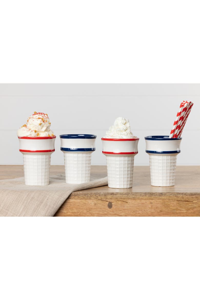 Patriotic Americana Waffle Cone Cups, Main, color, Multicolored