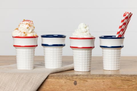 Patriotic Americana Waffle Cone Cups