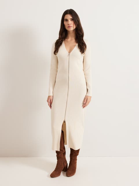 Ella Ribbed Knit Dress