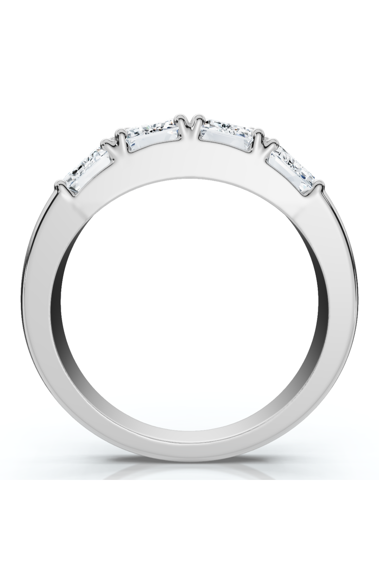 Bliss Diamond 2 1/4Ct Tetrad Diamond Ring Emerald Cut Anniversary Band 14k Gold/Pt Lab Grown, Alternate, color, 