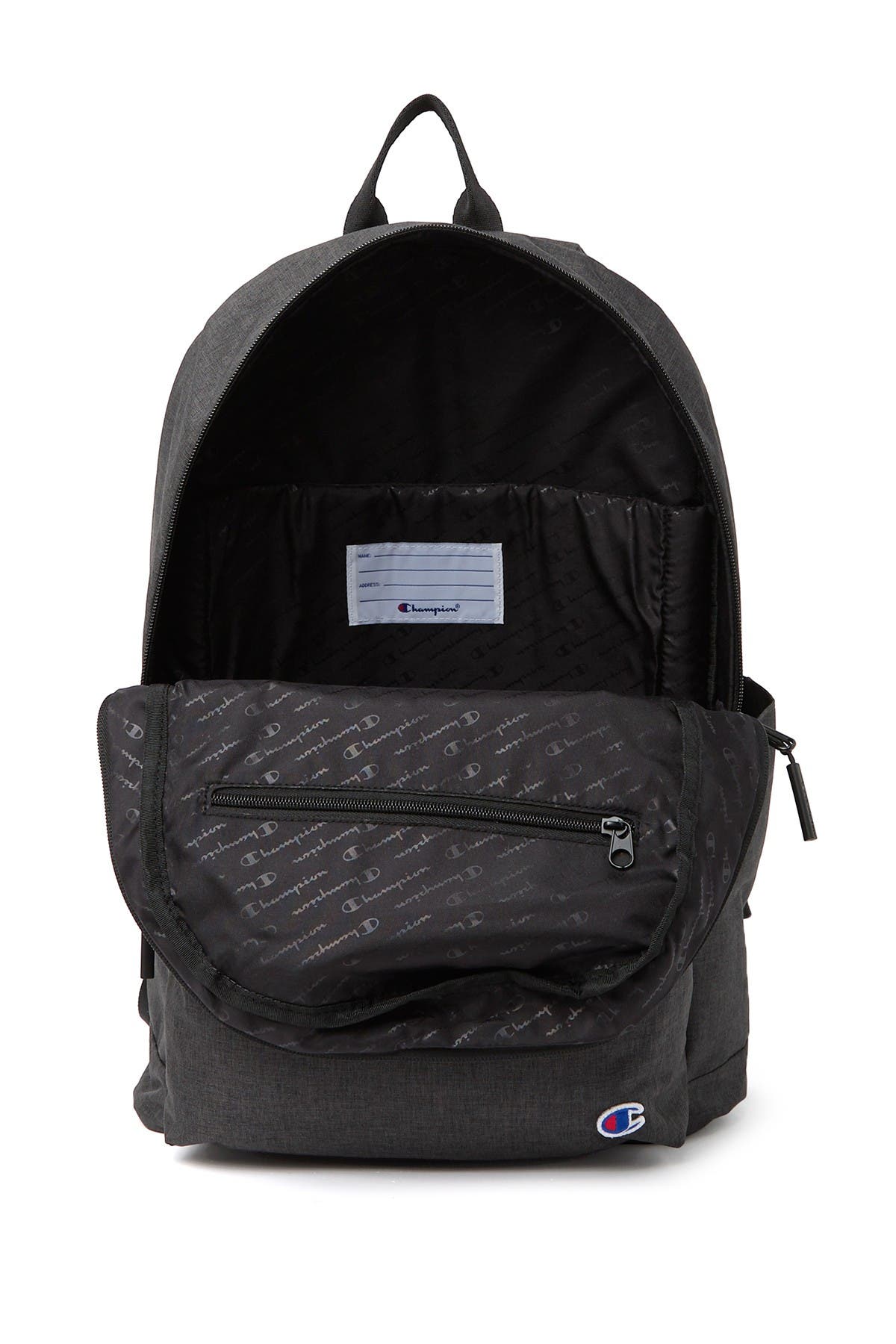 Asher Logo Print Backpack, Alternate, color, HEATHER