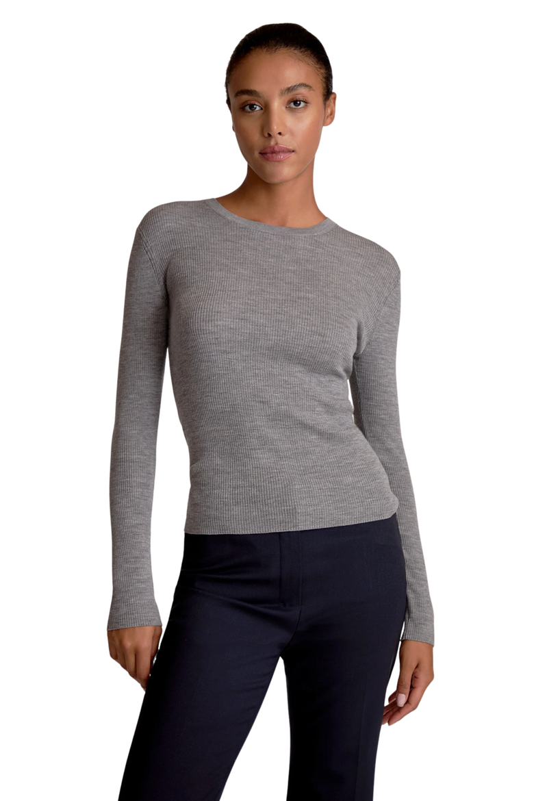 Bryce Turtleneck - Merino, Main, color, Gray Melange