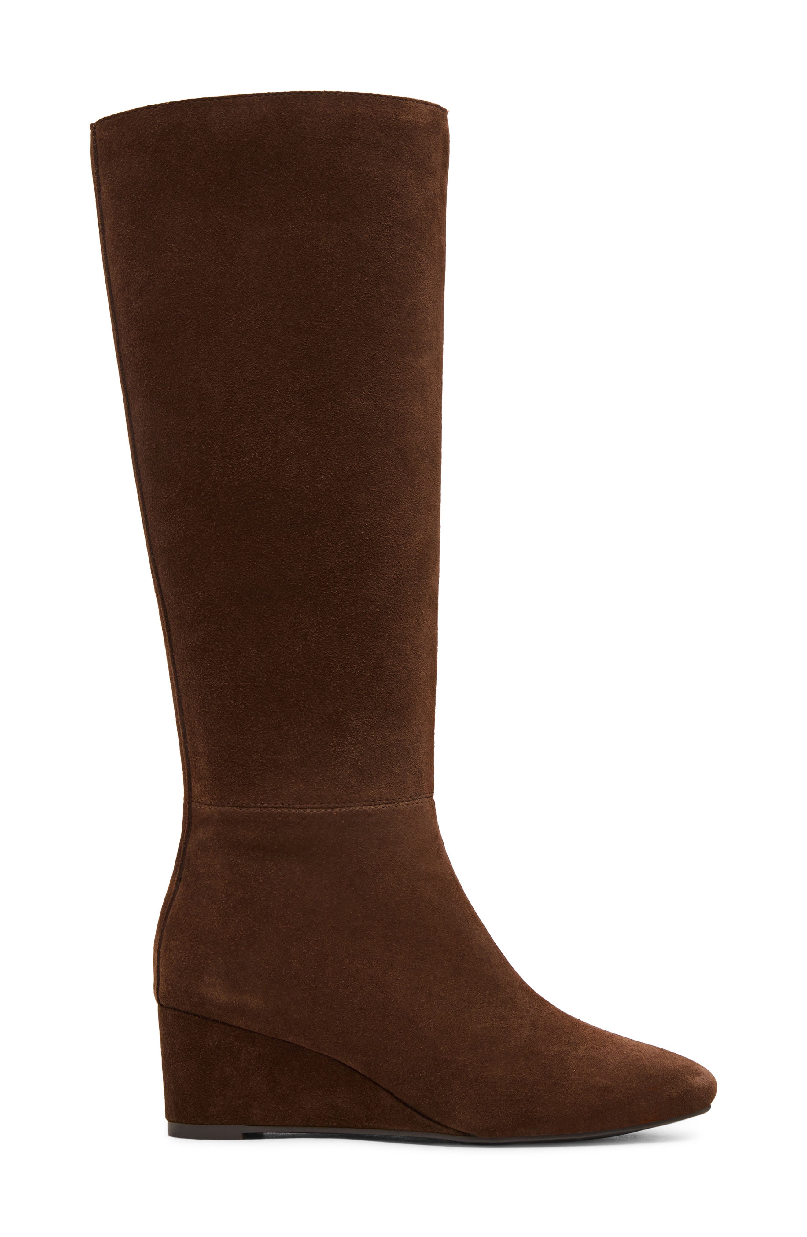 Blondo Bertha Waterproof Leather Knee High Wedge Boot (Women) | Nordstrom