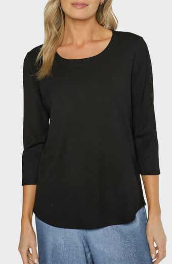 matty m. Sammie Three Quarter Sleeve Top