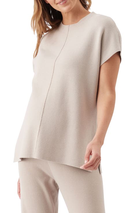 Nardia Short Sleeve Nursing Knit Sweater