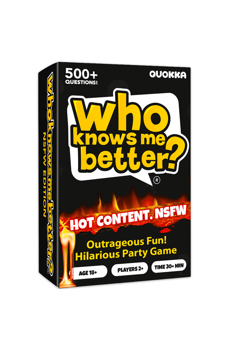 Quokka Who Knows Better? Trivia Card Games for Kids & Family, Main, color, Hot