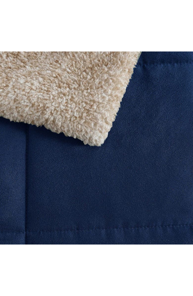 Nautica Beckett Reversible Comforter & Sham Set, Alternate, color, Navy