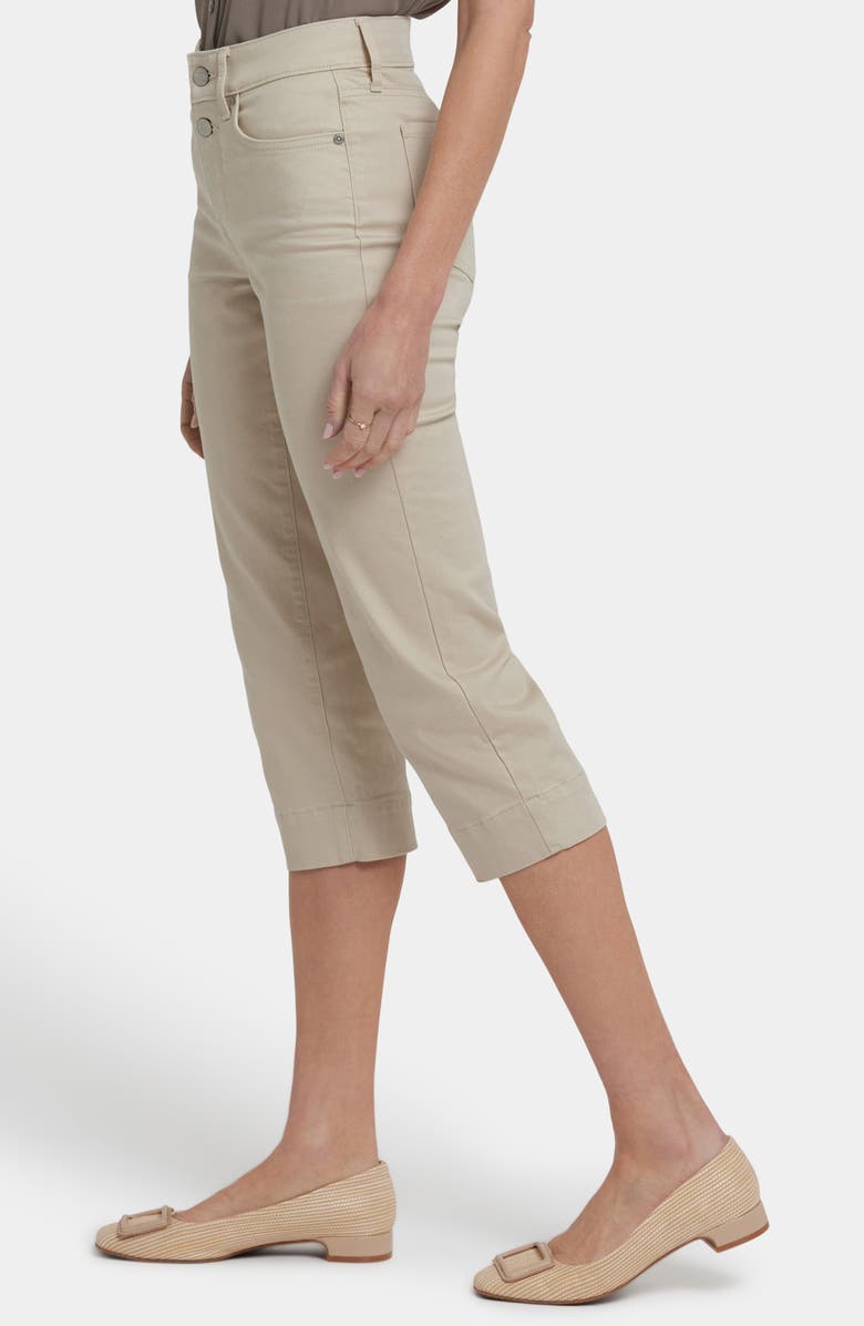 NYDJ Marilyn Straight Leg Capri Jeans, Alternate, color, Feather