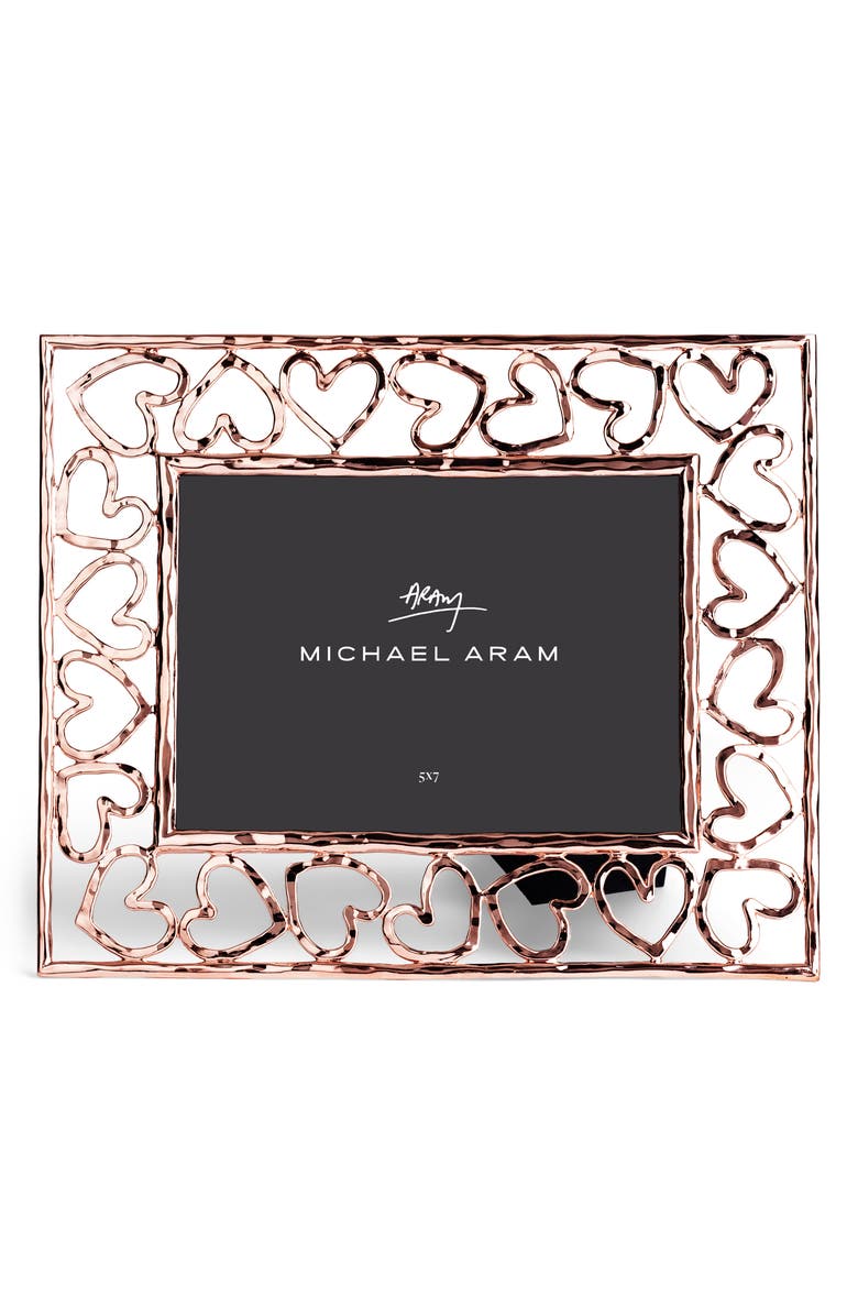 Michael Aram Heart 5 x 7 Picture Frame, Main, color, 