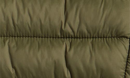 Save The Duck Kids' Giga Hooded Puffer Jacket In Green