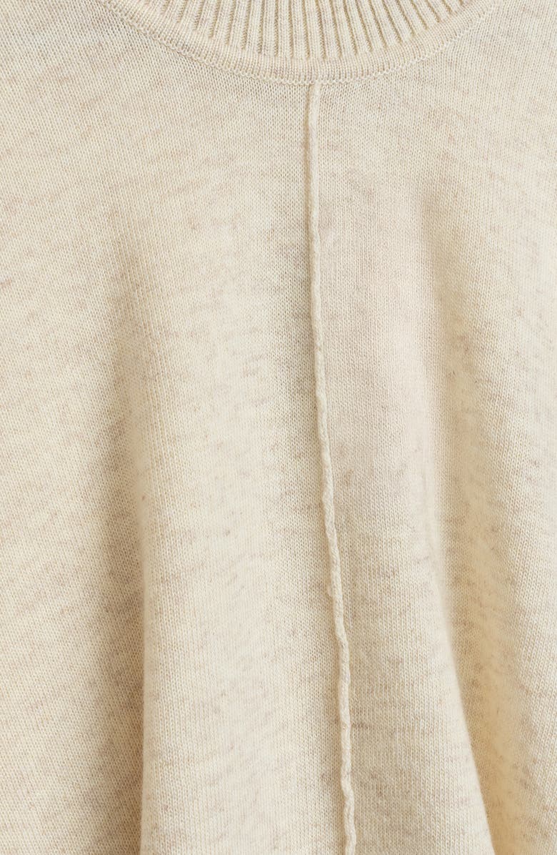 Lauren Ralph Lauren Knit Poncho, Alternate, color, Cream