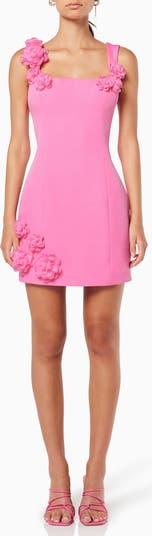 Trompe Rosette Minidress