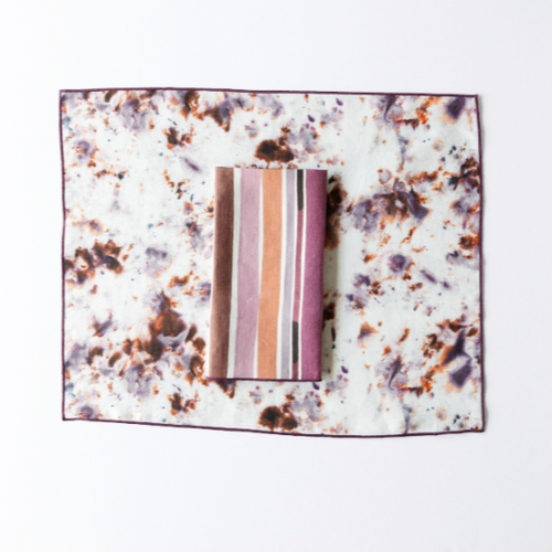 Goldie Home Lisbon Stripe Napkin X Rose Marble Placemat