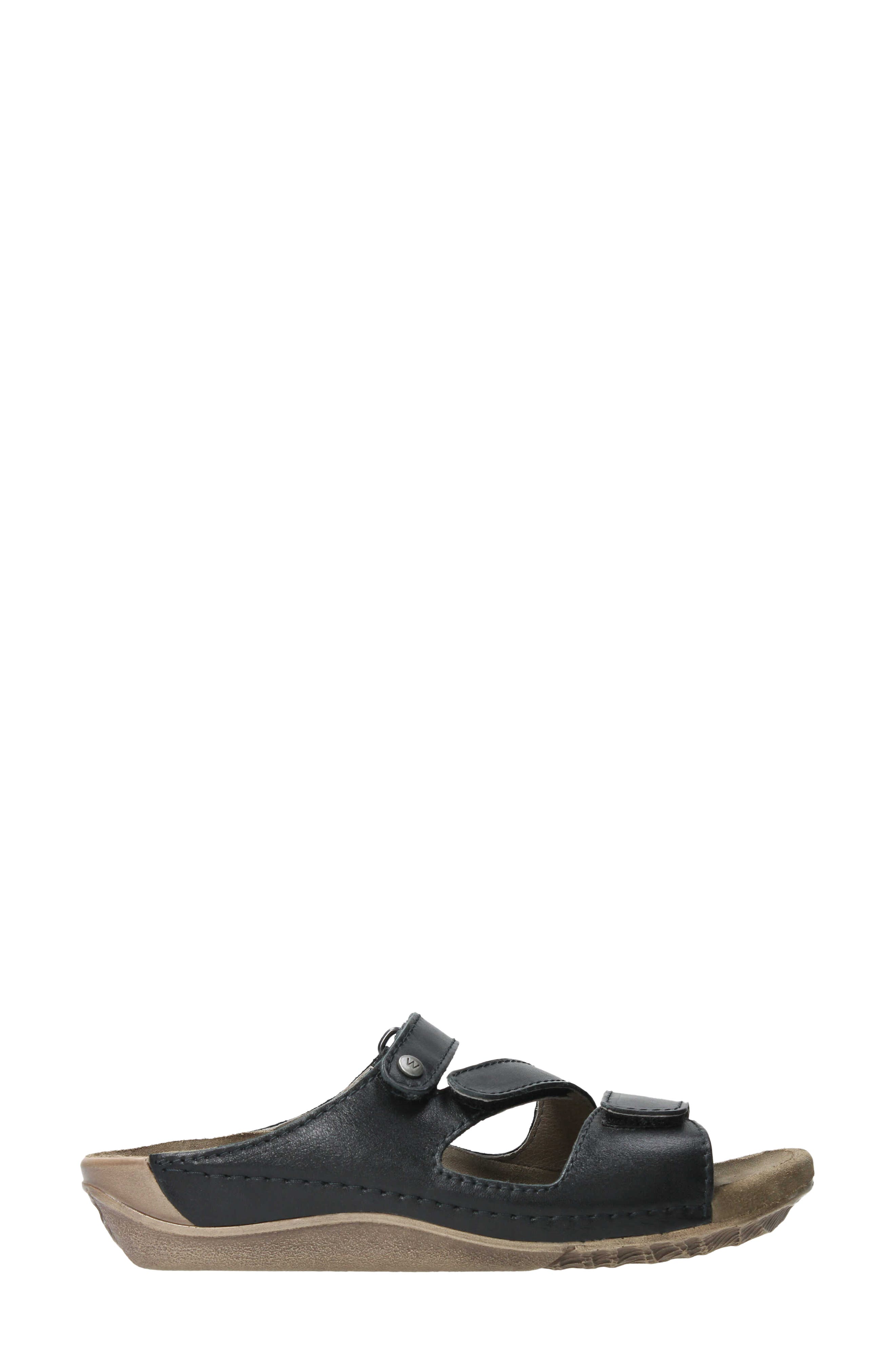 Wolky Jasper Sandal, Alternate, color, Black