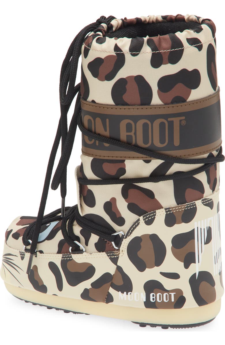 Moon Boot<sup>®</sup> Kids' Icon Animal Boot, Alternate, color, Leopard