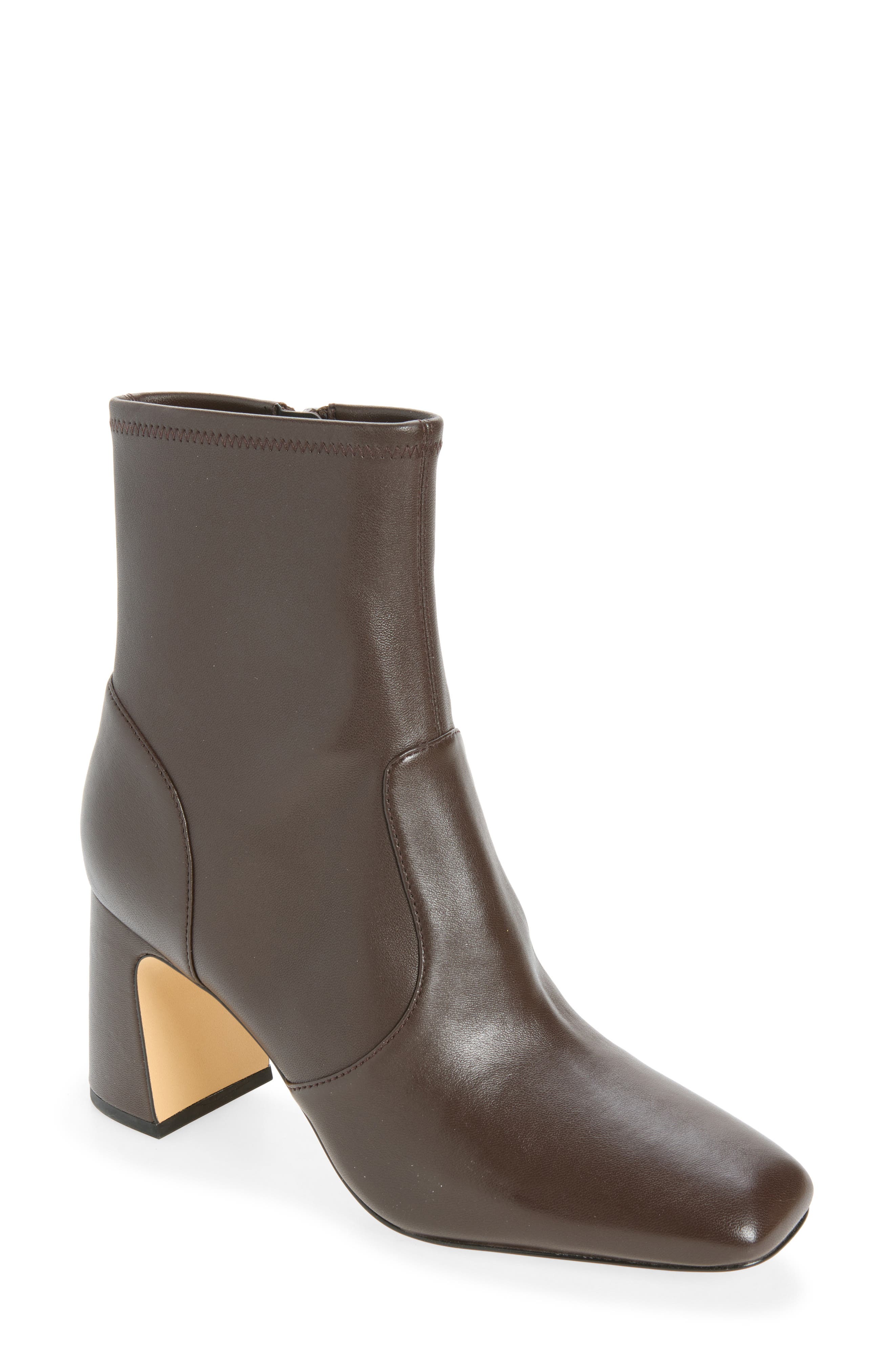Smna Stretch Leather Bootie