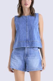 Pistola Rue Sleeveless Denim Top