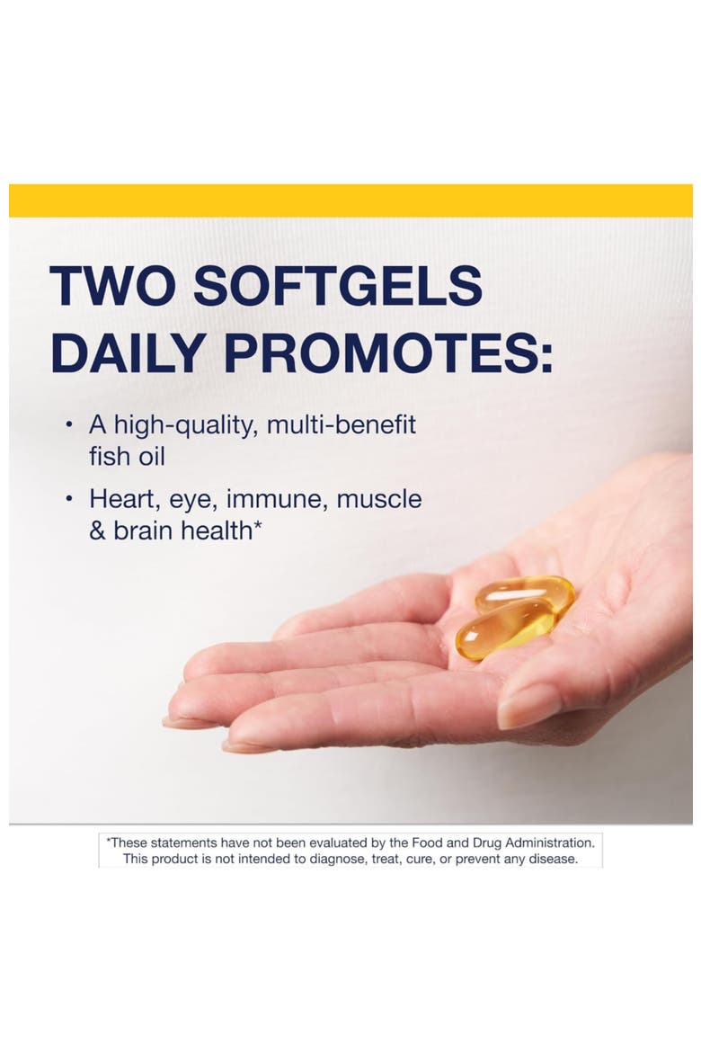 OmegaGenics High Potency Fish Oil EPA-DHA Omega-3 Supplement 240 Softgels, Alternate, color, None