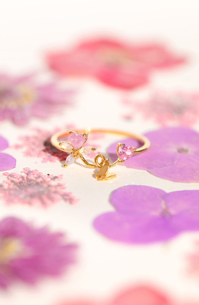 Girls Crew Lovebug Ring, Alternate, color, Gold